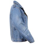 Milwaukee Leather MDL2000 Women’s Blue Denim Jacket with Studded Spikes - Image 5