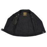 Milwaukee Leather MDL4030 Women’s Black Denim Zipper Front Motorcycle Vest with Studded Spikes - Image 4