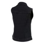 Milwaukee Leather MDL4030 Women’s Black Denim Zipper Front Motorcycle Vest with Studded Spikes - Image 6