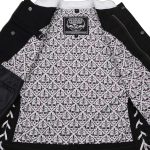 Milwaukee Leather MDL4050 Women’s ‘Skelly’ Black with White Motorcycle Denim Vest w/ Skull Embroidery - Image 14
