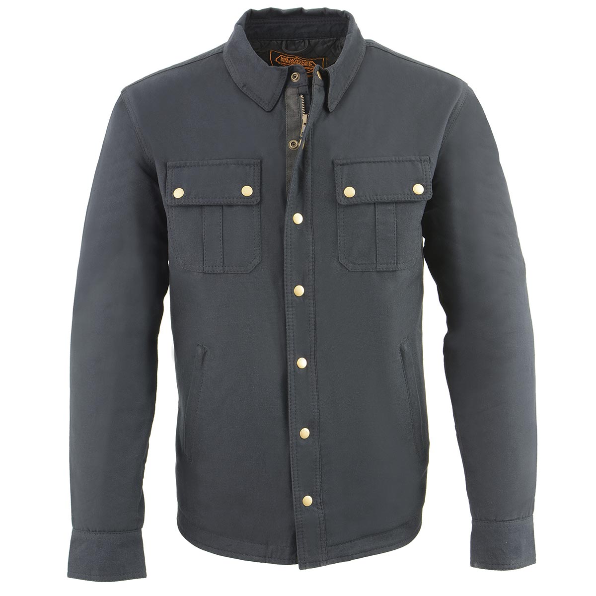 Milwaukee Leather MDM1010 Men’s Black Denim Shirt Style Jacket
