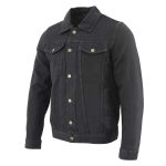 Milwaukee Leather MDM1015 Men’s Black Classic Denim Jean Jacket - Image 4