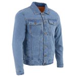Milwaukee Leather MDM1015 Men’s Blue Classic Denim Jean Jacket