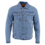Milwaukee Leather MDM1015 Men’s Blue Classic Denim Jean Jacket - Image 7