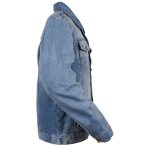 Milwaukee Leather MDM1015 Men’s Blue Classic Denim Jean Jacket - Image 5
