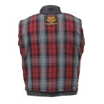Milwaukee Leather MDM1020 Men’s Black Classic ‘Waxed’ Motorcycle Denim Jacket with Armor - Image 12