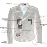Milwaukee Leather MDM1020 Men’s Black Classic ‘Waxed’ Motorcycle Denim Jacket with Armor - Image 4