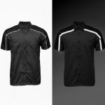 Milwaukee Motorcycle Clothing Co. Men’s Delco Gray/Black Mechanic Rider Ready Shirt w/ Reflective Strip MDM11605 - Image 7