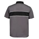MMCC Men’s Hardline Grey Black White Classic Mechanic Shirt – 100% Cotton w/ Microfiber Panel – MDM11619 - Image 13