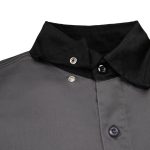 MMCC Men’s Hardline Grey Black White Classic Mechanic Shirt – 100% Cotton w/ Microfiber Panel – MDM11619 - Image 14