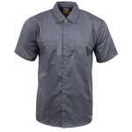 Milwaukee Leather MDM11668 Men’s Grey Button-Up Heavy-Duty Work Shirt – Classic Mechanic Shirt w/ Pockets - Image 12
