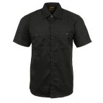 Milwaukee Leather MDM11669 Men’s Black Button-Up Heavy-Duty Work Shirt – Classic Mechanic Shirt w/ Pockets - Image 9