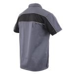 Milwaukee Leather MDM11671 Men’s Grey-Black Mechanic Work Shirt w/ Reflective Strip – Heavy-Duty Button-Up - Image 10