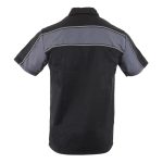 Milwaukee Leather MDM11672 Men’s Grey-Black Mechanic Work Shirt w/ Reflective Strip – Heavy-Duty Button-Up - Image 11