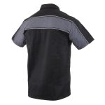 Milwaukee Leather MDM11672 Men’s Grey-Black Mechanic Work Shirt w/ Reflective Strip – Heavy-Duty Button-Up - Image 9