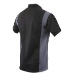 Milwaukee Leather MDM11674 Men’s Black-Grey Button-Up Heavy-Duty Work Shirt – Classic Mechanic Shirt w/ Pockets - Image 7