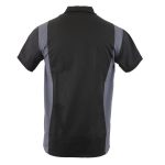 Milwaukee Leather MDM11674 Men’s Black-Grey Button-Up Heavy-Duty Work Shirt – Classic Mechanic Shirt w/ Pockets - Image 8