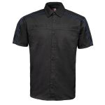 MMCC Men’s Slipstream Black Royal Blue Classic Mechanic Shirt – 100% Cotton w/ Microfiber Panel – MDM11692 - Image 12