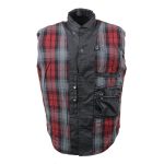 Milwaukee Leather MDM1603 Men’s Black Waxy Coated Snap Front Shirt - Image 5