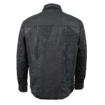 Milwaukee Leather MDM1603 Men’s Black Waxy Coated Snap Front Shirt - Image 4