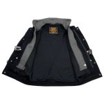 Milwaukee Leather MDM3015 Men’s ‘Rustic’ Black Denim Motorcycle Riding Vest with Hoodie - Image 6
