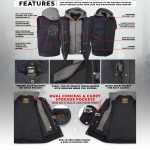 Milwaukee Leather MDM3015 Men’s ‘Rustic’ Black Denim Motorcycle Riding Vest with Hoodie - Image 2