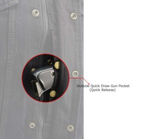 Milwaukee Leather MDM3020 Men’s Black Denim ‘5-in-1’ Club Style Vest with Removable Hoodie - Image 4