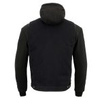 Milwaukee Leather MDM3020 Men’s Black Denim ‘5-in-1’ Club Style Vest with Removable Hoodie - Image 10