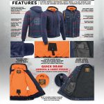 Milwaukee Leather MDM3020 Men’s Blue Denim ‘5-in-1’ Club Style Vest with Removable Hoodie - Image 2