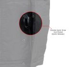 Milwaukee Leather MDM3025 Men’s Black Waxy Coated Denim Club Style Motorcycle Rider Vest w/ Shirt Collar w/ Shirt Collar - Image 6