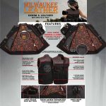 Milwaukee Leather MDM3036 Men’s Wrecker Club Vest – Black Denim & Leather, Diamond Quilt, Red Stitch - Image 2