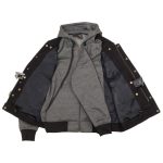 Milwaukee Leather Men’s s Black Denim Club Style Motorcycle Vest w/ Removable Hoodie – MDM3083 - Image 4