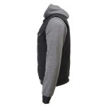 Milwaukee Leather Men’s s Black Denim Club Style Motorcycle Vest w/ Removable Hoodie – MDM3083 - Image 11