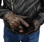 Milwaukee Leather MG7514 Men’s Brown Leather with Gel Palm Motorcycle Gloves W/ Protective Knuckle - Image 14