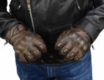 Milwaukee Leather MG7514 Men’s Brown Leather with Gel Palm Motorcycle Gloves W/ Protective Knuckle - Image 12