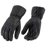 Milwaukee Leather MG7534 Men’s Black Deerskin Gauntlet Motorcycle Gloves w/ Wrist Strap & Cinch Closure - Image 9