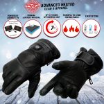 Milwaukee Leather MG7713SET Women’s Heated Black Leather Winter Gloves -Wire Harness and i-Touch - Image 2