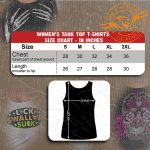 Hot Leathers GLC2482 Heartbeat Flag Ladies White Tank Top Shirt - Image 3