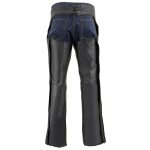 Milwaukee Leather SH1125 Men’s Black Braided Leather Jean Style Chaps - Image 6