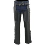Milwaukee Leather Chaps for Men’s Black Thick Braided Premium Leather Motorcycle Chaps w/ Front Coin Pocket-ML1135 - Image 5