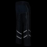 Milwaukee Leather ML1144 Men’s Black Premium Leather Vented Motorcycle Rider Chaps w/ Reflective Piping - Image 9