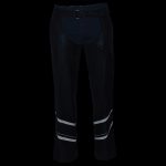 Milwaukee Leather ML1144 Men’s Black Premium Leather Vented Motorcycle Rider Chaps w/ Reflective Piping - Image 6