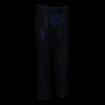 Milwaukee Leather Women’s Classic Black Premium Leather Motorcycle Chaps w/ Black Wing Embroidery-ML1179 - Image 4