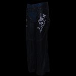Milwaukee Leather Chaps for Women Black and Pink Low-Rise Waist- Double Buckle Reflective Embroidery Motorcycle Chap- ML1187 - Image 4