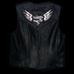 Milwaukee Leather ML1294 Ladies Black ‘Ride Like You Stole It’ Embroidered Vest - Image 3