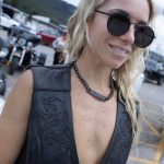 Milwaukee Leather ML1296 Women’s Black Leather Side Laced Motorcycle Vest w/ Reflective Tribal - Image 5