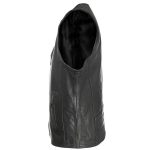 Milwaukee Leather ML1378 Men’s ‘Buffalo Nickel’ Black Motorcycle Vest - Image 7