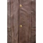 Milwaukee Leather ML1391RT Men’s Retro Brown Leather Vest- 10 Pockets Side Lace 4-Snap V-Neck Motorcycle Rider Vest - Image 6
