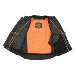 Milwaukee Leather ML1408 Men’s Black ‘Savage’ Sporty Crossover Leather Jacket - Image 4