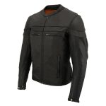 Milwaukee Leather ML1408 Men’s Black ‘Savage’ Sporty Crossover Leather Jacket - Image 13